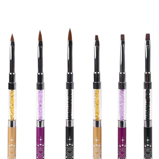 Cọ cán đá 2 đầu đắp hoa và đắp gel.