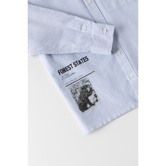 Sơ mi kẻ bé trai 9y Za.ra A.uth