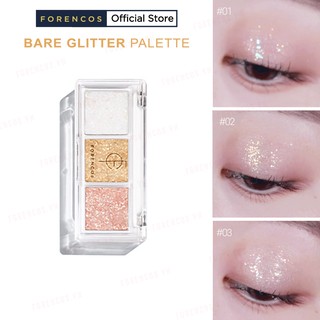  Phấn mắt FORENCOS BARE GLITTER PALETTE Hàn Quốc
