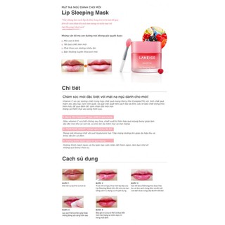 Mặt Nạ Ngủ Môi Laneige Lip Sleeping Mask 3ml