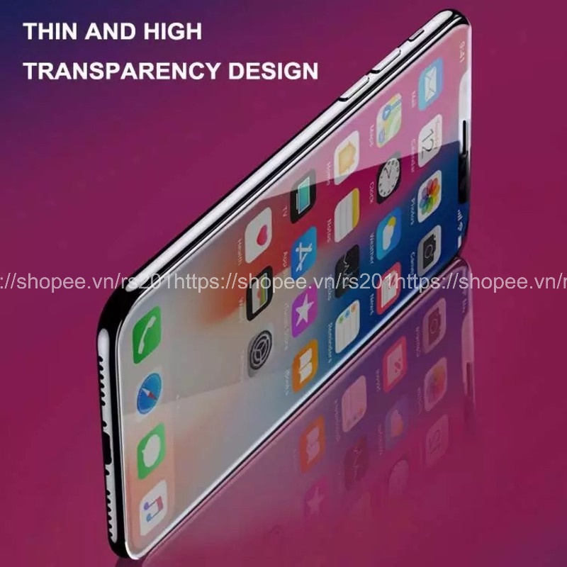 Kính cường lực CHỐNG BÁM VÂN TAY dán TRÀN MÀN HÌNH dành cho iphone 6/6s/7/7plus/8/8plus/plus/x/xr/xs/11/12/13/pro/max