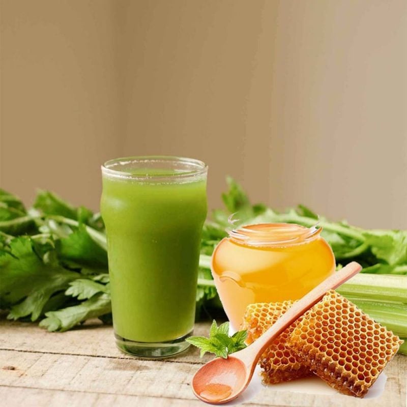 Bột Cần Tây Mật Ong MINNA, Cần Tây Mật Ong, Giảm Cân Đẹp Da Detox Cơ Thể, Làm Mịn Da Hộp 45g (15 gói x 3g)