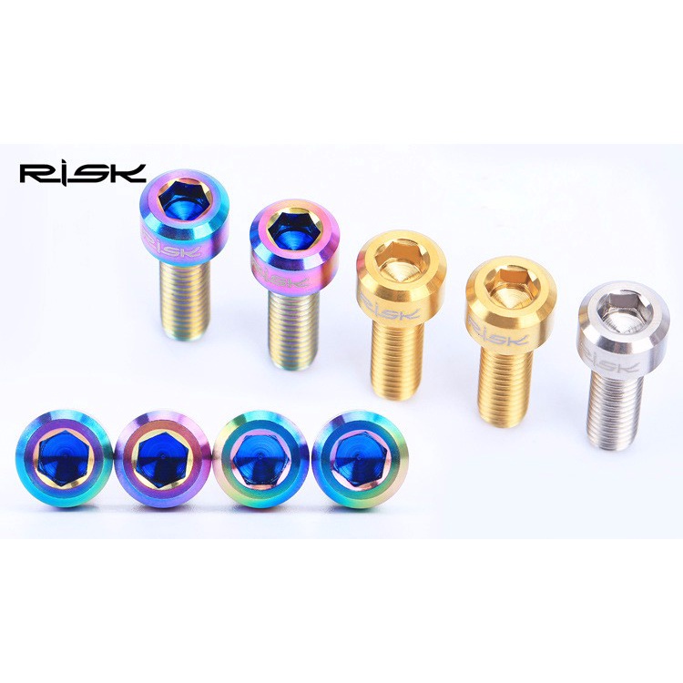 Bộ 6 Ốc Vít M5*16mm Bằng Titan Cho Trục Xe Đạp