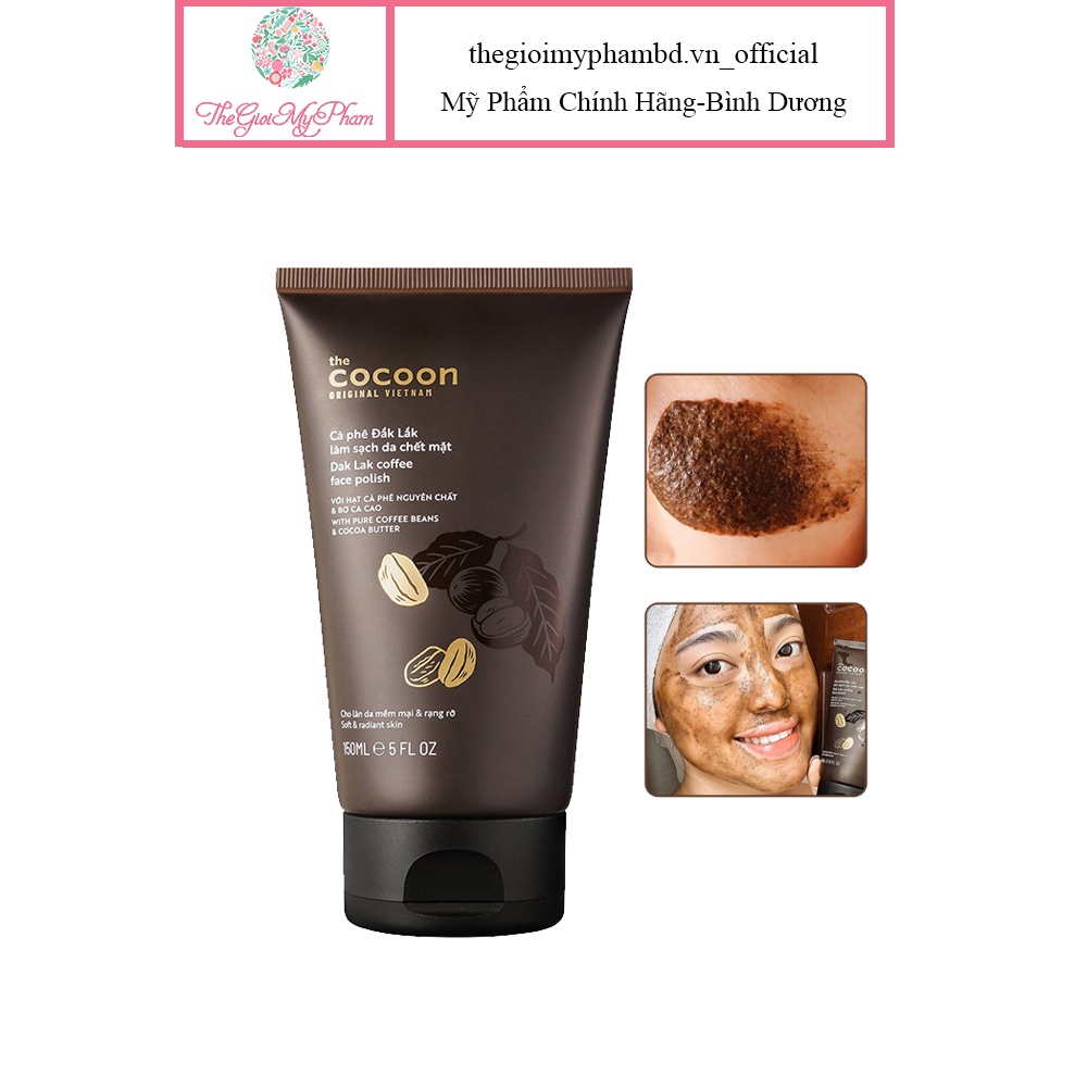 Tẩy Da Chết Cà Phê Cocoon 150ml