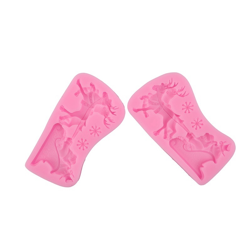 Khuôn Silicon Làm Bánh Tạo Hình Ông Già Noel