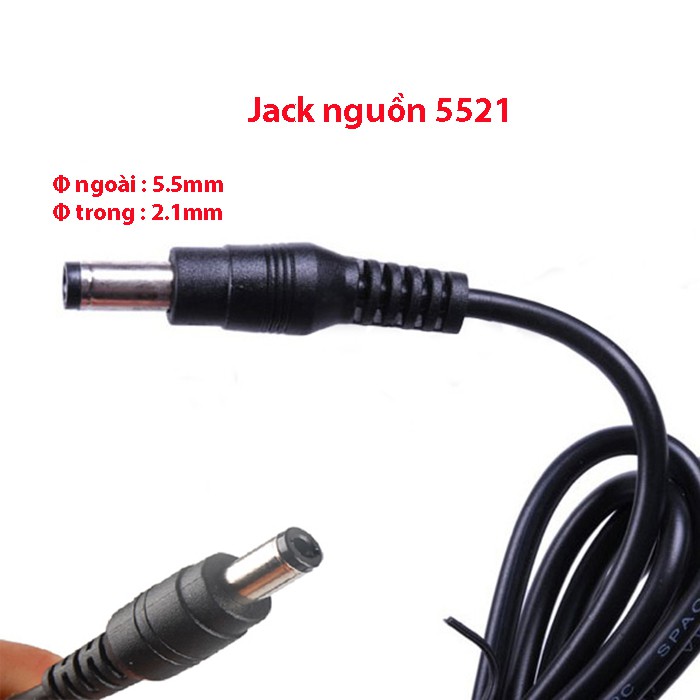 Adapter 220V ra 12V 1A 2A 4A jack 55x21