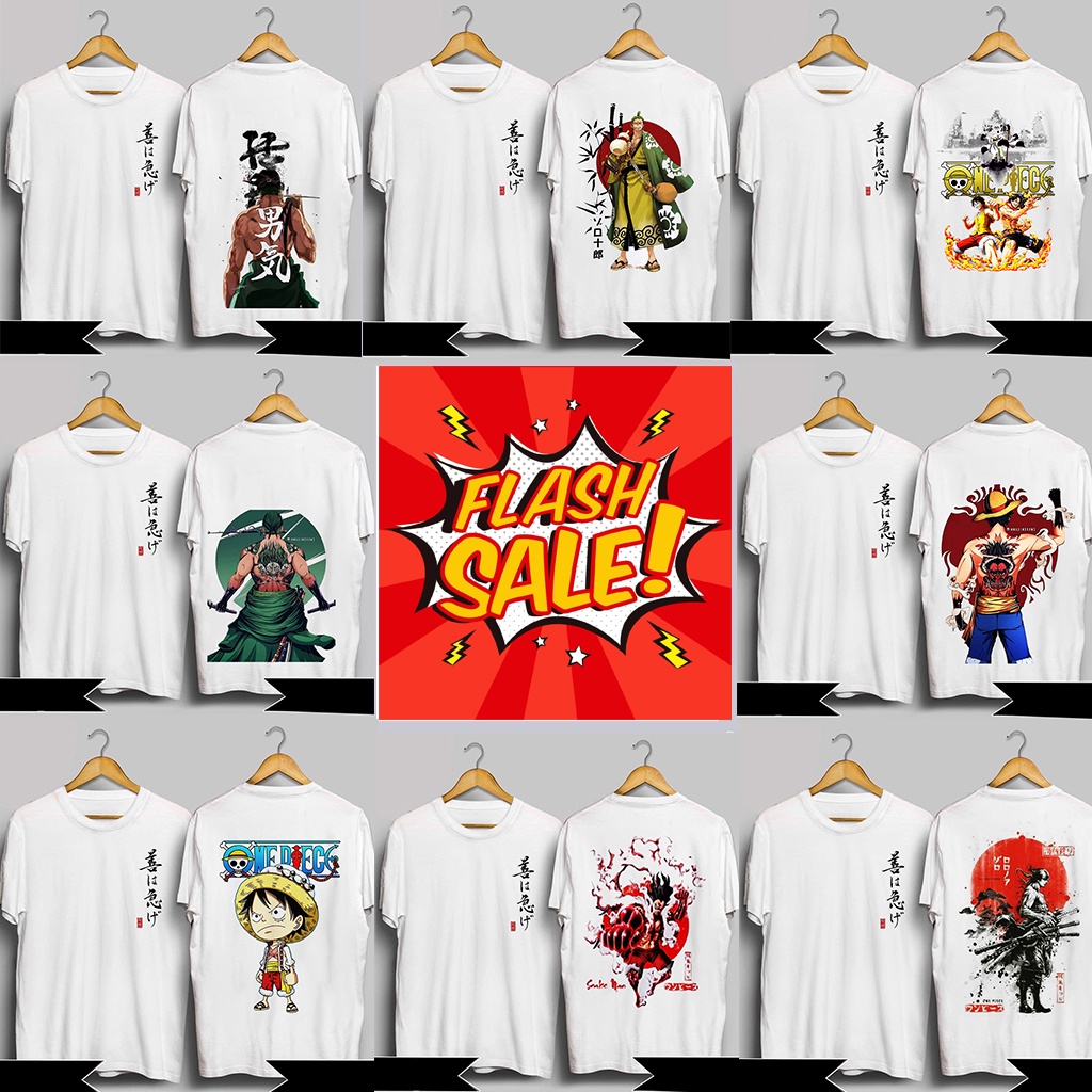 BST Áo thun One Piece Zoro Ace Luffy Siêu Độc | Áo Thun Anime Đẹp