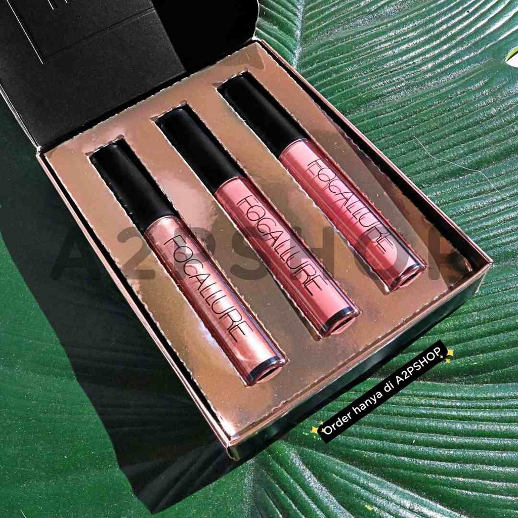 (Hàng Mới Về) Bộ Son Lì 3 Trong 1 Trang Điểm Focallure | BigBuy360 - bigbuy360.vn