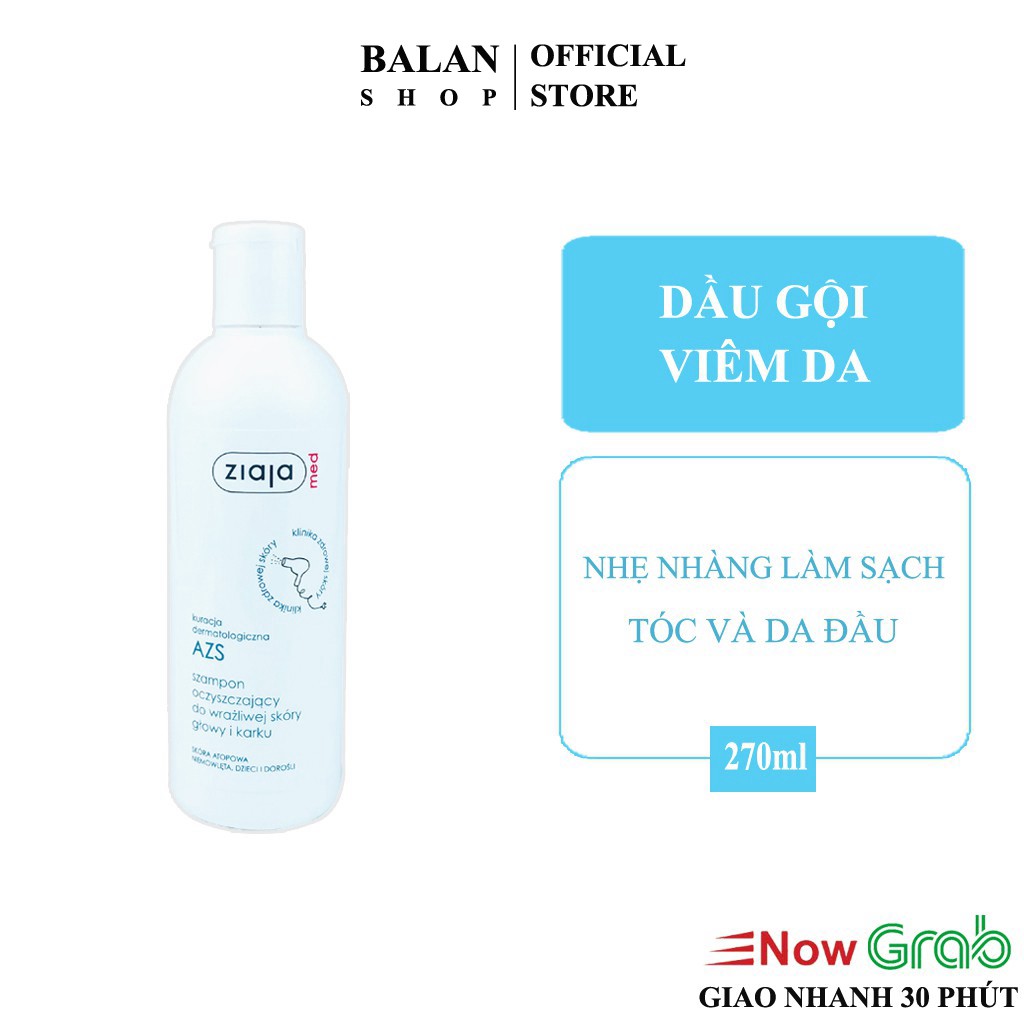 Dầu Gội Ziaja Med Atopy Dành Cho Da Nhạy Cảm 300ml - Balan Shop