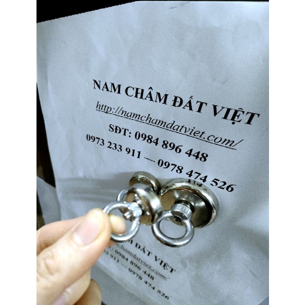 Nam châm cứu hộ D25mm lực hít siêu mạnh siêu chắc chắn, nam châm đính bảng siêu mạnh