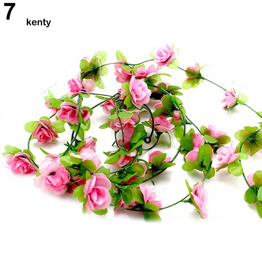 Dây hoa hồng giả trang trí như thật