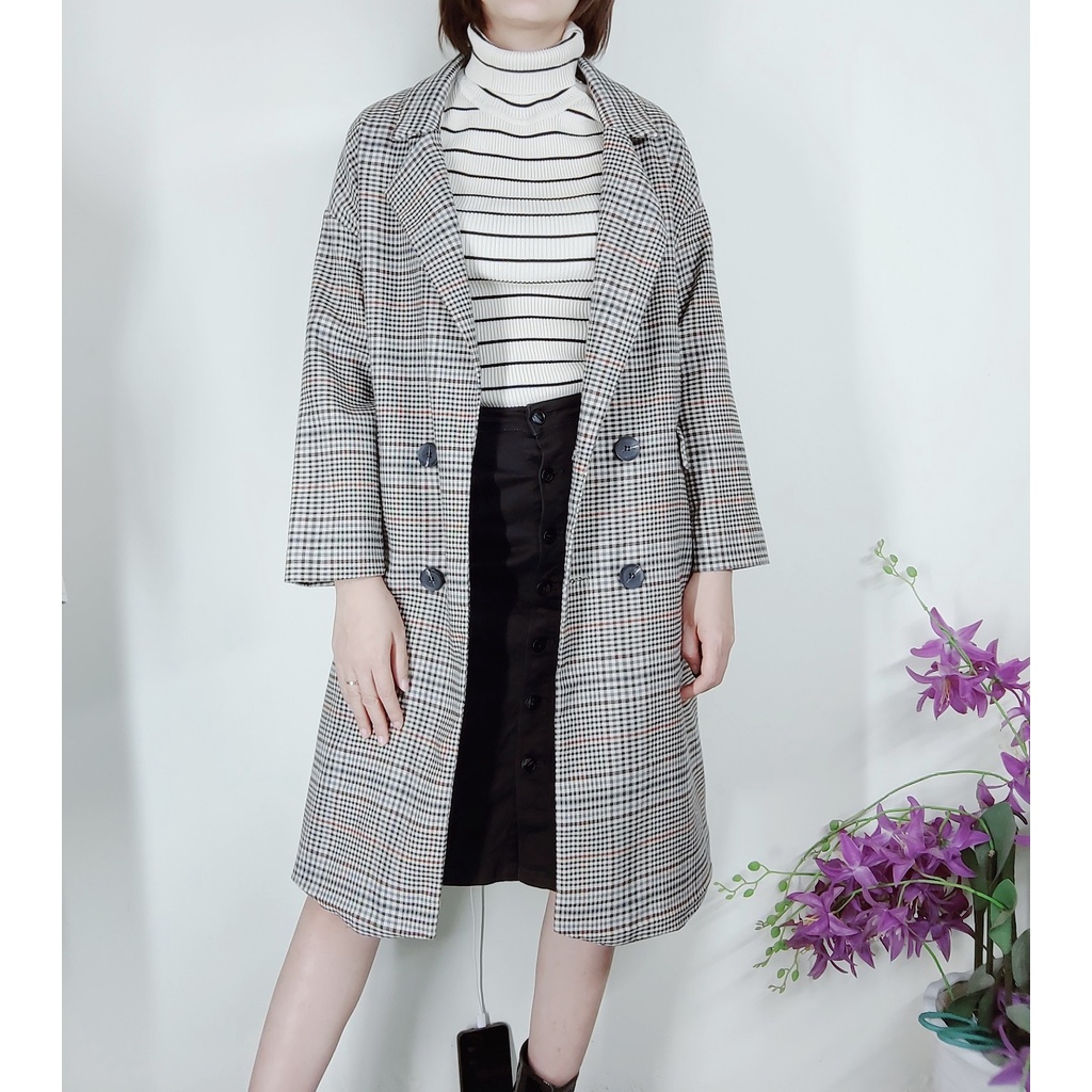 ÁO KHOÁC MANGTO NỮ PHONG CÁCH HÀN QUỐC KK153