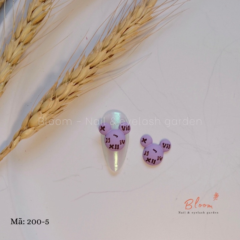 Charm mickey gắn móng tay, nail (set 2 charm)