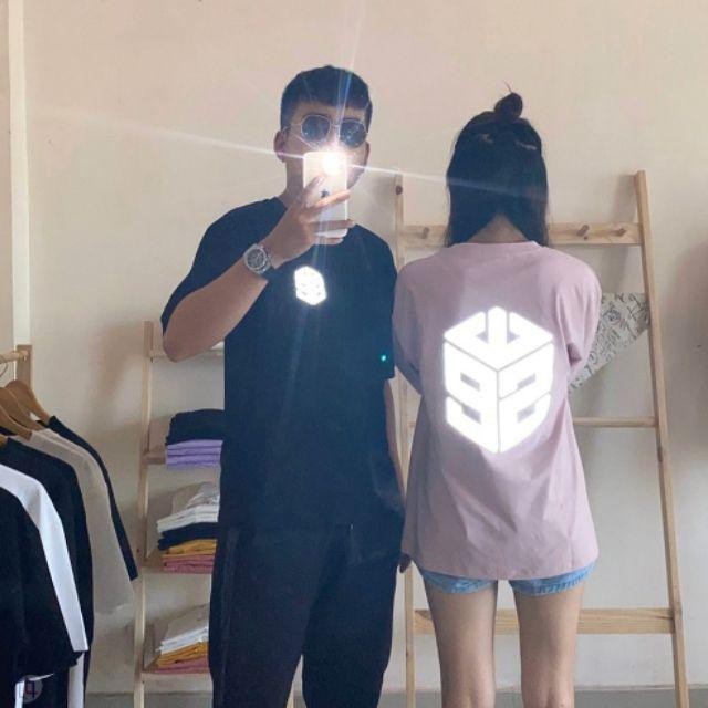 [Mã FAMARAL2 giảm 10K đơn 50K] Áo phông tay lỡ nam nữ phản quang swe nam nữ unisex