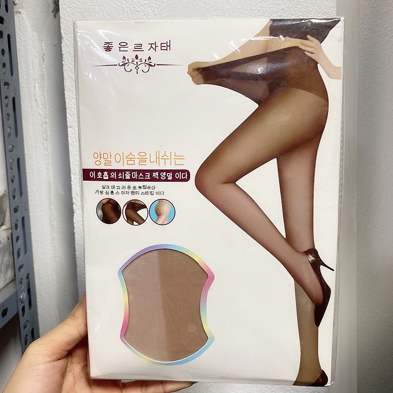 Quần tất nữ siêu dai mà da chân, đen mỏng sexy - Quần tất XIA 6D xuất Hàn (QT6D)