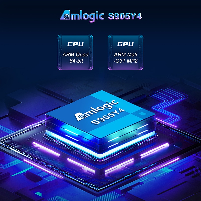 Tv box hệ điều hành android 11.0 wifi kép Bluetooth 5.0 xem Youtube Netflix 4K HD remote giọng nói tiện lợi HAKOMiNi Y4