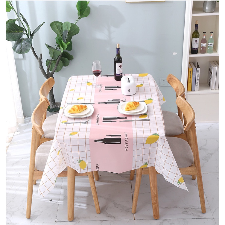 G9 Khăn Trải Bàn CARO HỌA TIẾT Hàn Quốc,PVC không thấm nước, Thảm Picnic, Phông Nền Chụp Ảnh Vintage Trang Trí Bàn Học