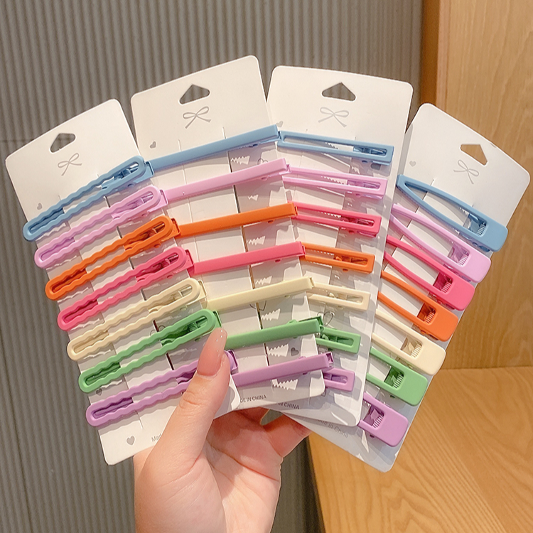 Set Kẹp Tóc Màu Kẹo Dễ Thương Xinh Xắn Thời Trang Hàn Quốc