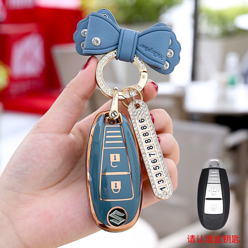 Vỏ Bọc Chìa Khóa Điều Khiển Từ Xa Bằng Tpu Mềm Cho Xe SUZUKI Swift Sport SX4 Scors Grand Vitara