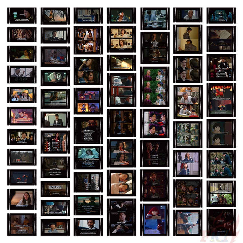 56 Chiếc / Bộ ☆ Hình Dán Phim Cổ Điển ☆ Miếng Dán Đề Can Chống Thấm Nước Thời Trang Tự Làm