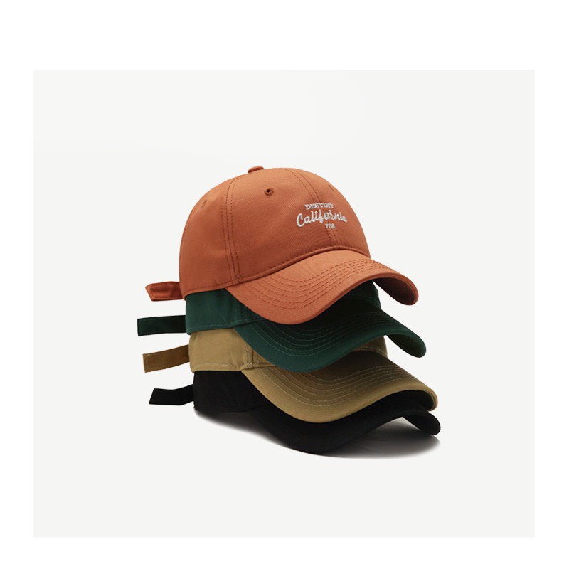 Mũ Lưỡi Trai Nón Kết Nhung Cao Cấp Thêu Chữ California 477 Phong Cách Ulzzang Form Unisex Nam Nữ - Hazo