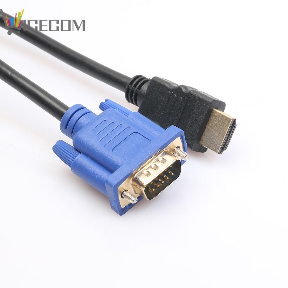 Cáp chuyển đổi HDMI sang VGA HD 15 chân 1080P 6ft | BigBuy360 - bigbuy360.vn