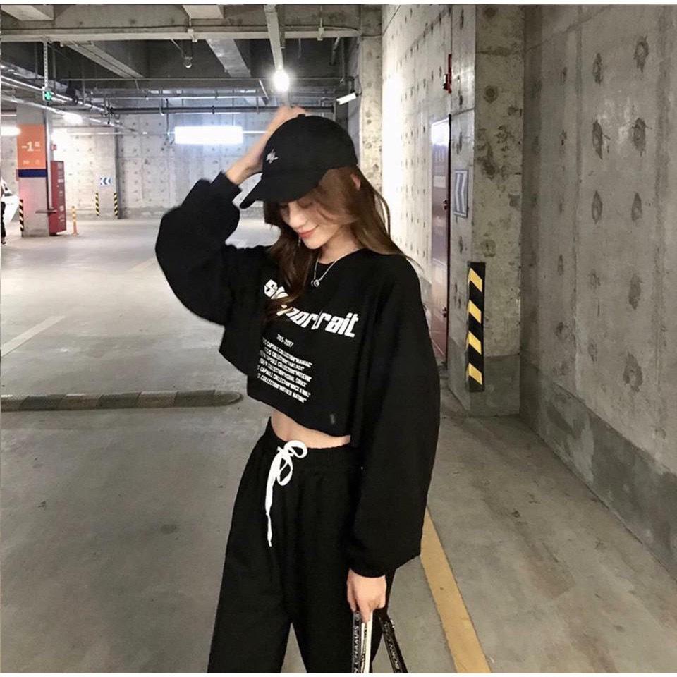 Áo Croptop Dài Tay T.o.m.m.y