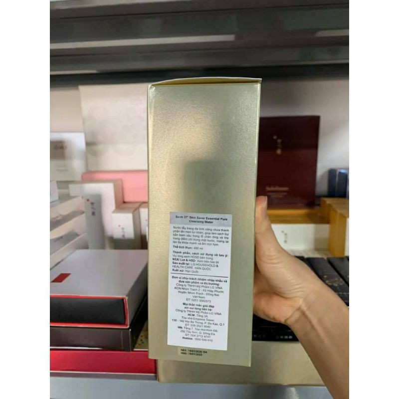 Nước tẩy trang Sum làm sạch sâu đa tính năng Su:m37  dung tích 400ml date 2025 | BigBuy360 - bigbuy360.vn