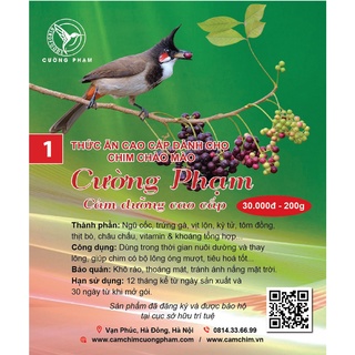 Cám chim chào mào Dưỡng BIRDFOODS - 200g