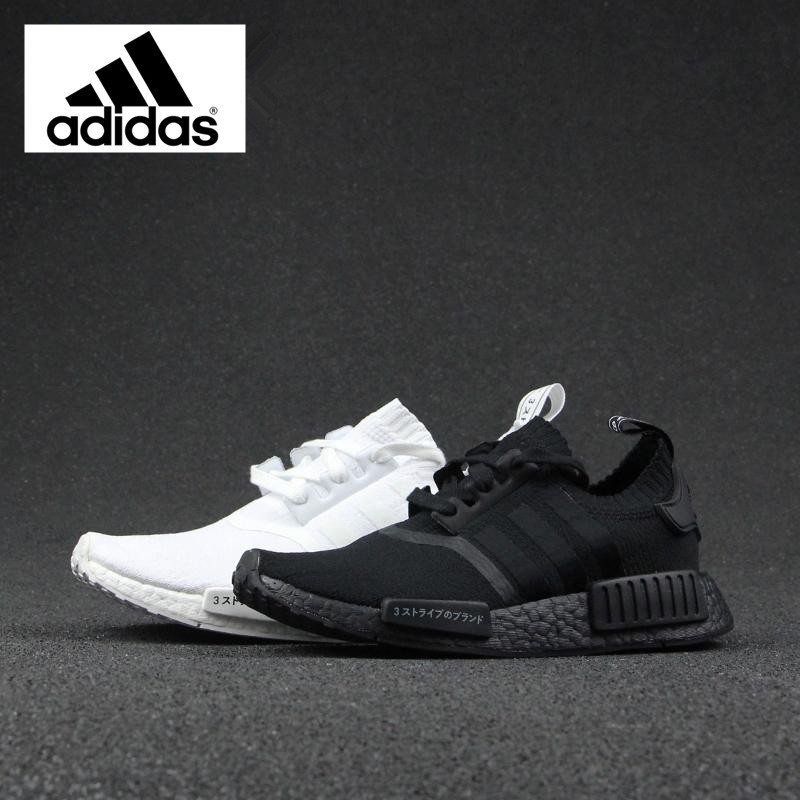 [Discount]Ready Stock original Adidas NMD Boost R1 PK Running shoes sport  Sneakers black