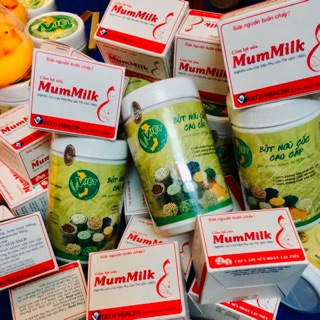 Combo 2 hộp ngũ cốc việt organic+ 4 cốm mummilk