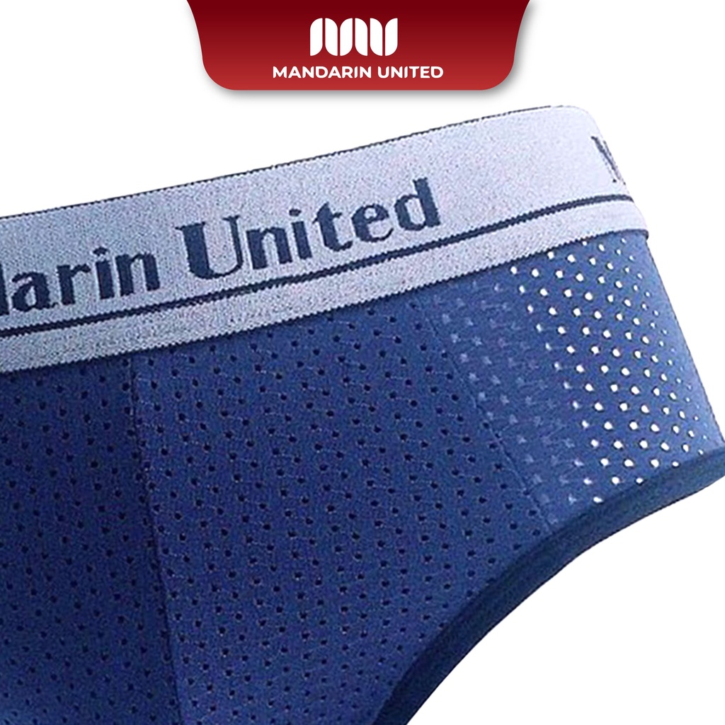 Quần lót nam MANDARIN UNITED sịp tam giác vải lưới thông hơi cao cấp - MUCTG007