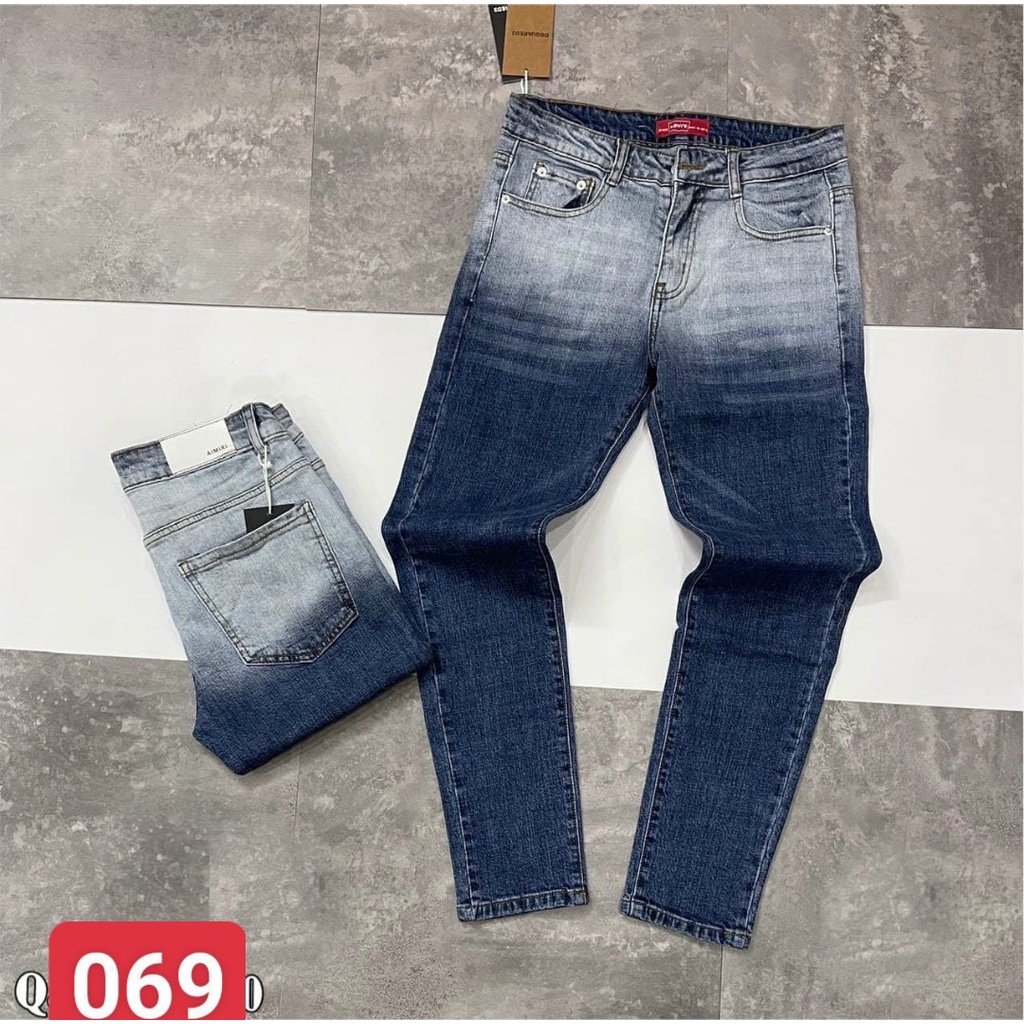 Quần jean nam đen loang màu CAO CẤP chất bò co giãn-form chuẩn-trẻ trung-tara_shop96
