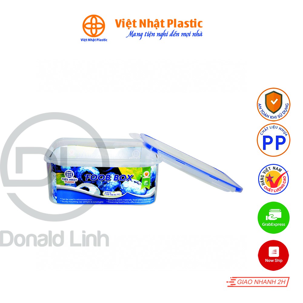 Hộp đựng thực phẩm Việt Nhật Plastic CN 6532
