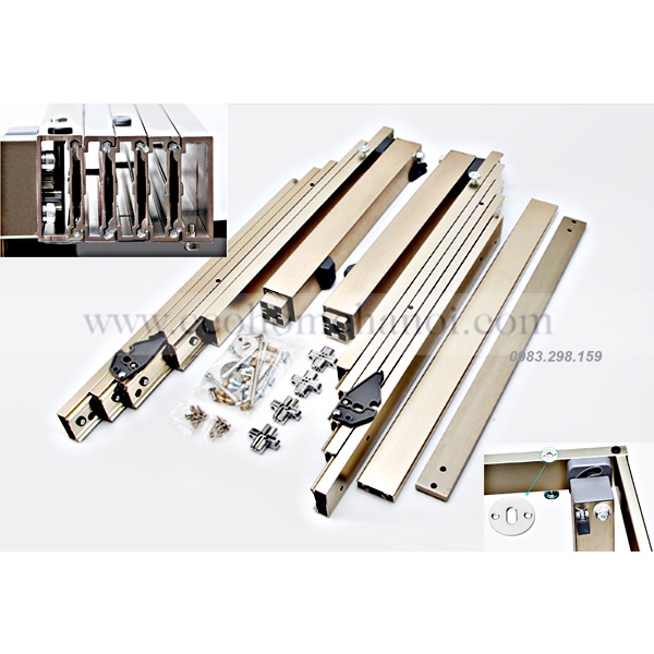 RAY TRƯỢT BÀN MỞ RỘNG XẾP GỌN CÓ CHÂN GẬP HÀNG XỊN ĐẸP