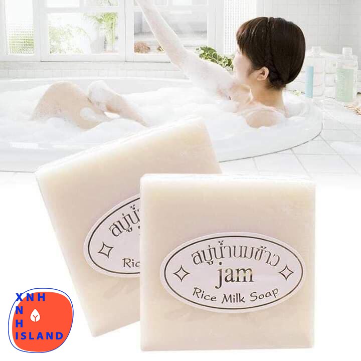 Xà Phòng Cám Gạo Jam Rice Milk Soap Thái Lan - 50g