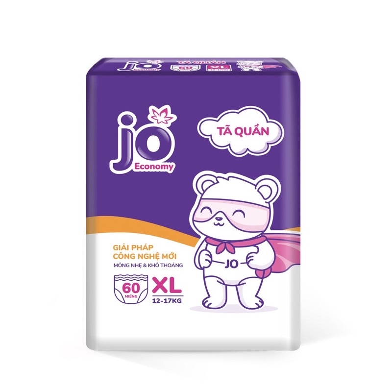 Bỉm Jo quần size M72/L66/XL60/XXL