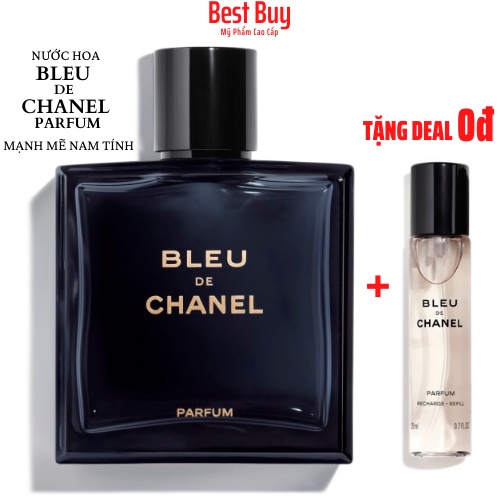 Nước Hoa Chanel Bleu De Parfum Nam Hương Gỗ Mạnh Mẽ Tự Do 100ml
