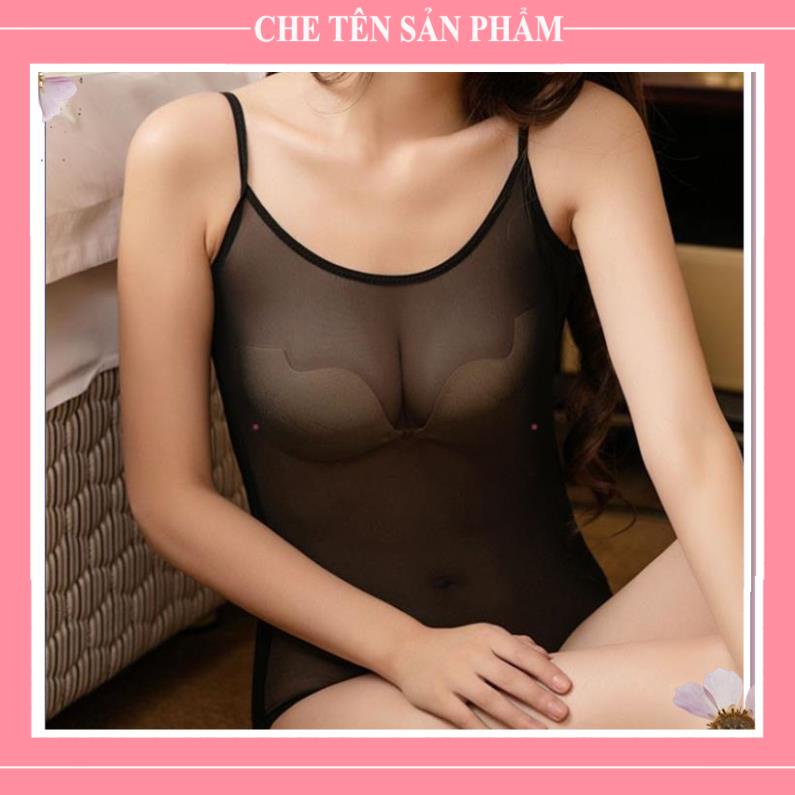 Bộ Đồ Ngủ Bodysuit Sexy Liền Thân Hở Lưng Táo Bạo - Body Voan Xuyên Thấu | BigBuy360 - bigbuy360.vn