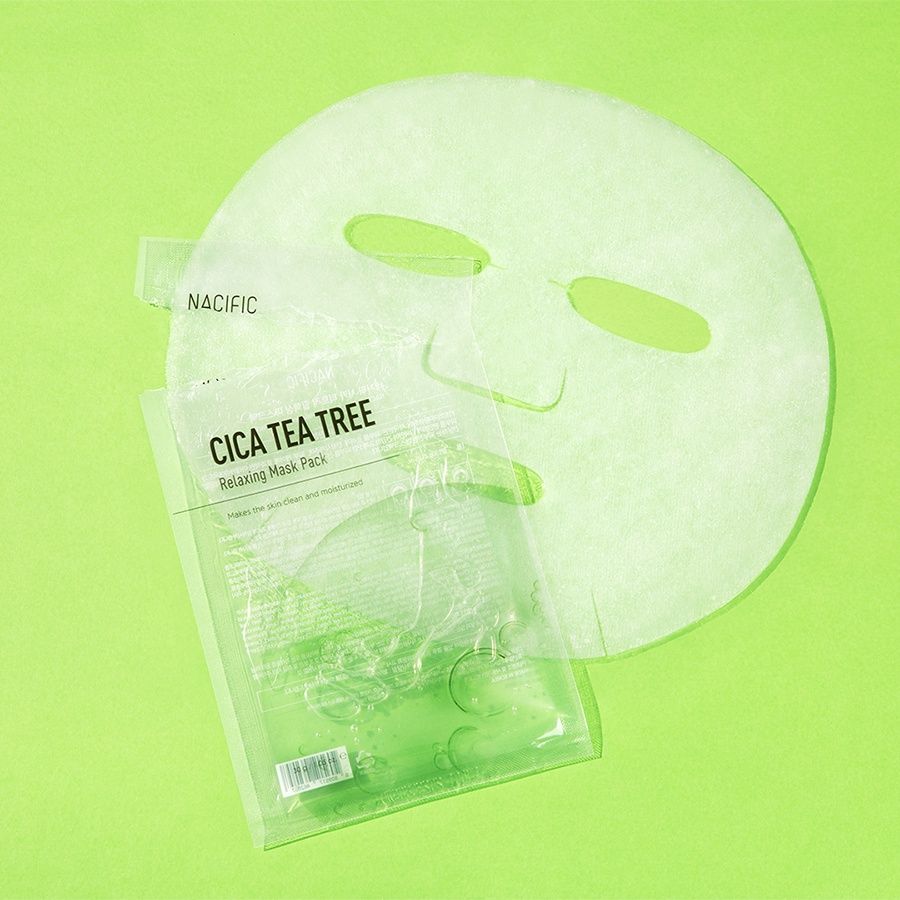 Mặt nạ giúp dưỡng ẩm và làm dịu da Nacific Cica Tea Tree Relaxing Mask Pack 30g