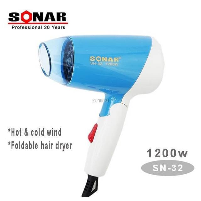 (hàng Mới Về) Bộ Tóc Giả Mini Hairdyer Sonar-32 2suhu Dành Cho Salon