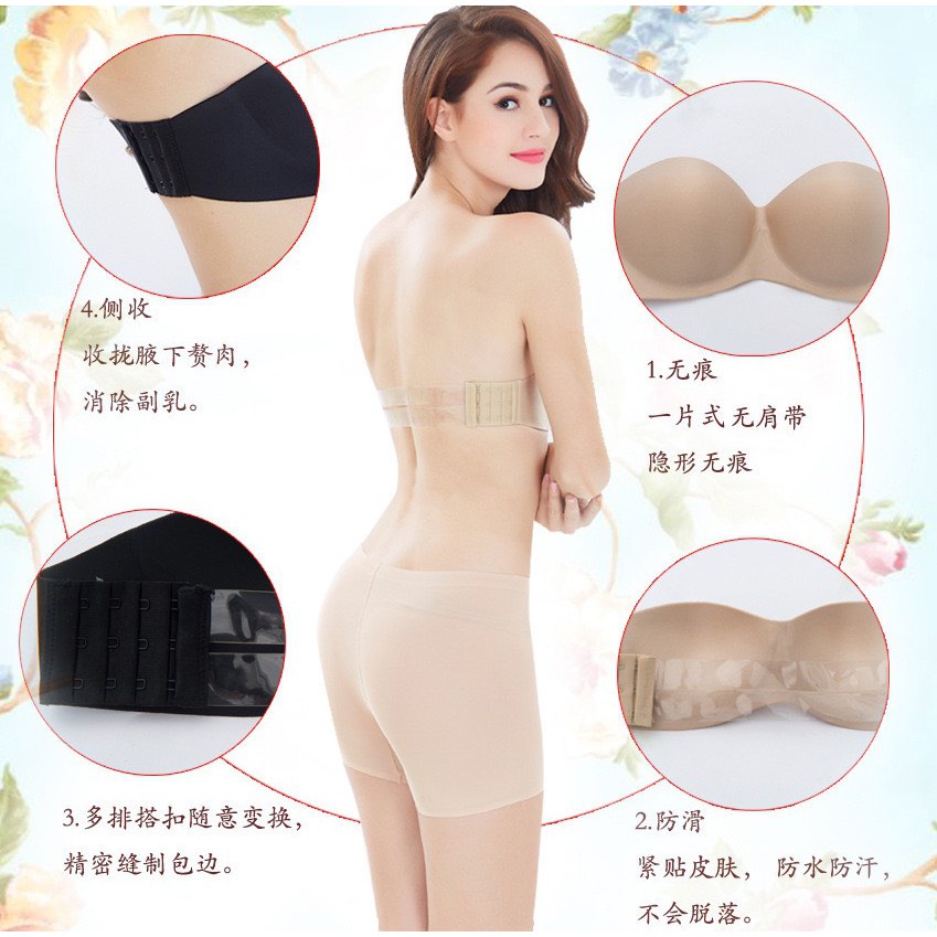 Áo Ngực Nữ - Áo Lót Nữ Nâng Ngực Không Dây tôn vòng 1 quyến rũ sexy trẻ trung mã AL04