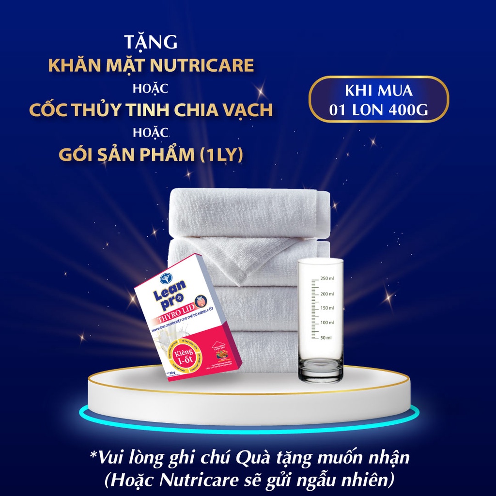 01 lon Leanpro Thyro LID 400g - Dinh dưỡng cho chế độ kiêng I-ốt, bệnh cường giáp