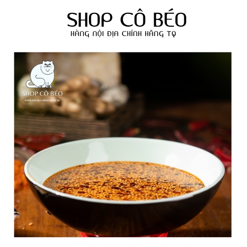 Ớt chưng dầu Trùng Khánh vị Cay vừa chai màu đỏ 230g