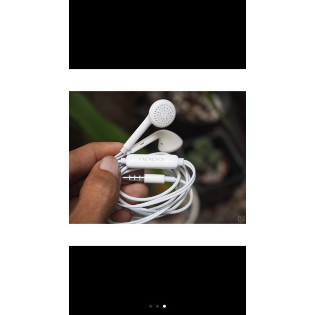 Tai Nghe OPPO hộp Trắng _ Jack cắm 3.5mm