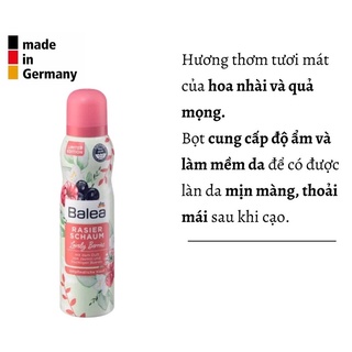 Bọt, gel cạo lông Balea hàng Đức