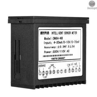 B&O Multi-functional Intelligent Digital Sensor Meter LED Display 0-75mV/4-20mA/0-10V Input