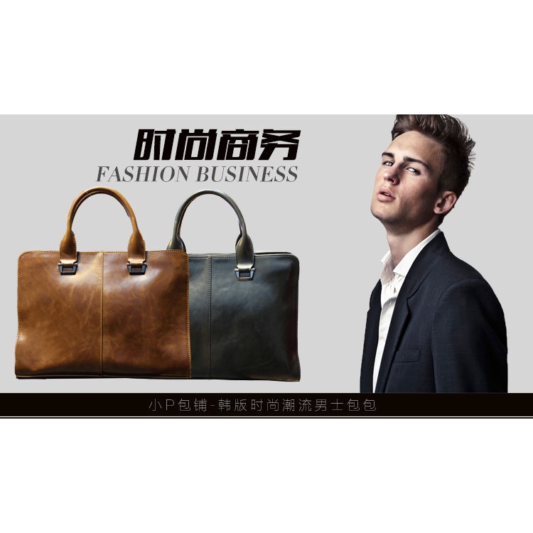 Cặp da công sở phong cách Hàn Quốc cho nam | BigBuy360 - bigbuy360.vn