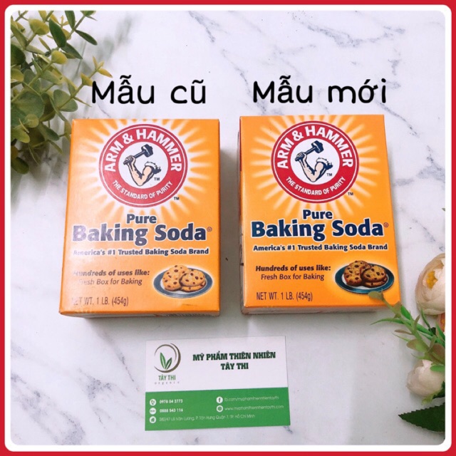 [Mã SKAMONTH4 giảm 10% đơn 50K] Bột Baking Soda Đa Công Dụng Hộp Giấy 454Gram