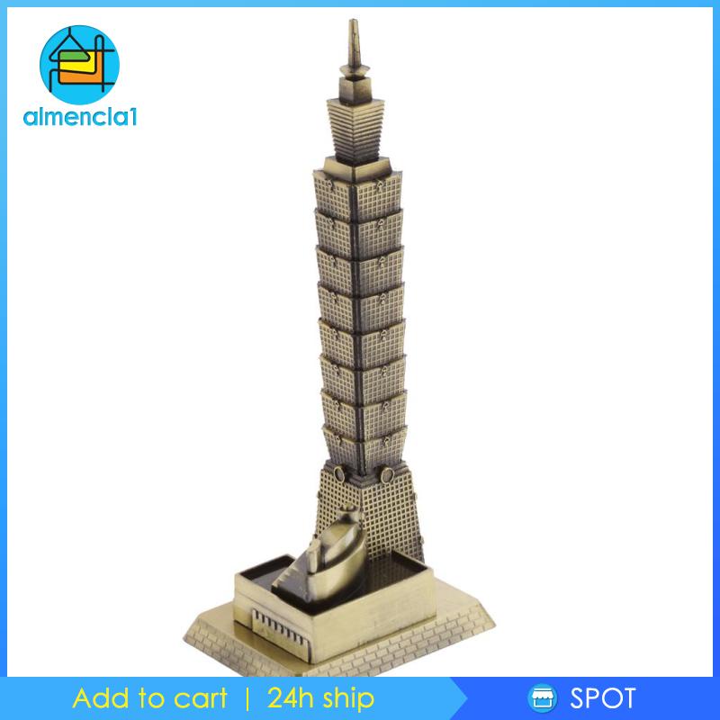Mô Hình Tòa Tháp Taipei 101 Bằng Hợp Kim Dùng Trang Trí Nhà Cửa/ Văn Phòng